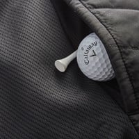 Callaway Mens Quilted Chevron Golf Vest, Black