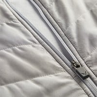 Callaway Mens Quilted Chevron Golf Vest, Grey