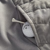 Callaway Mens Quilted Chevron Golf Vest, Grey