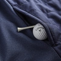 Callaway Mens Quilted Chevron Golf Vest, Navy