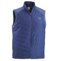 Callaway Mens Quilted Chevron Golf Vest, Navy