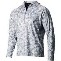 The Weather Co Men's Lightweight Camo Golf Hoodie, Grey