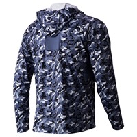 The Weather Co Men's Lightweight Camo Golf Hoodie, Navy