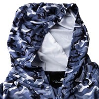 The Weather Co Men's Lightweight Camo Golf Hoodie, Navy