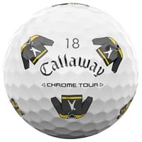 Callaway Chrome Tour TruVis Happy Gilmore 2 All In The Hips Golf Ball, White/Multi