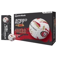 TaylorMade Speed Soft INK NFL Golf Balls, San Francisco 49ers