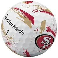 TaylorMade Speed Soft INK NFL Golf Balls, San Francisco 49ers