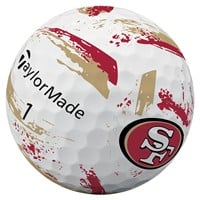 TaylorMade Speed Soft INK NFL Golf Balls, San Francisco 49ers