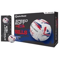 TaylorMade Speed Soft INK NFL Golf Balls, Buffalo Bills