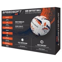TaylorMade Speed Soft INK NFL Golf Balls, Denver Broncos