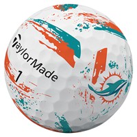 TaylorMade Speed Soft INK NFL Golf Balls, Miami Dolphins