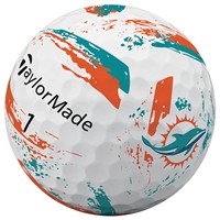 TaylorMade Speed Soft INK NFL Golf Balls, Miami Dolphins