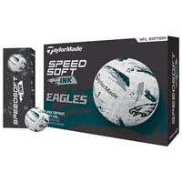 TaylorMade Speed Soft INK NFL Golf Balls, Philadelphia Eagles