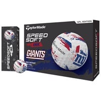 TaylorMade Speed Soft INK NFL Golf Balls, New York Giants