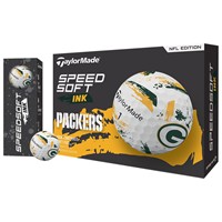 TaylorMade Speed Soft INK NFL Golf Balls, Green Bay Packers