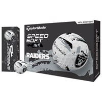 TaylorMade Speed Soft INK NFL Golf Balls, Las Vegas Raiders