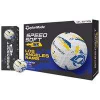 TaylorMade Speed Soft INK NFL Golf Balls, Los Angeles Rams