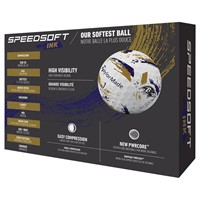 TaylorMade Speed Soft INK NFL Golf Balls, Baltimore Ravens