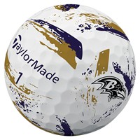TaylorMade Speed Soft INK NFL Golf Balls, Baltimore Ravens