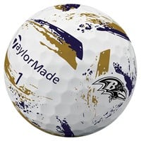 TaylorMade Speed Soft INK NFL Golf Balls, Baltimore Ravens