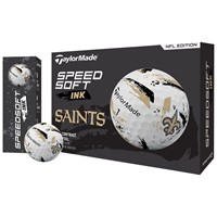 TaylorMade Speed Soft INK NFL Golf Balls, New Orleans Saints