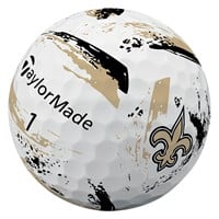 TaylorMade Speed Soft INK NFL Golf Balls, New Orleans Saints