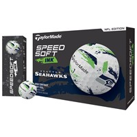 TaylorMade Speed Soft INK NFL Golf Balls, Seattle Seahawks