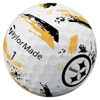 TaylorMade Speed Soft INK NFL Golf Balls, Pittsburgh Steelers