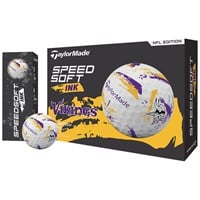 TaylorMade Speed Soft INK NFL Golf Balls, Minnesota Vikings