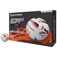 TaylorMade Speed Soft INK NFL Golf Balls, Denver Broncos