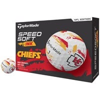 TaylorMade Speed Soft INK NFL Golf Balls, Kansas City Chiefs