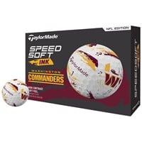 TaylorMade Speed Soft INK NFL Golf Balls, Washington Commanders