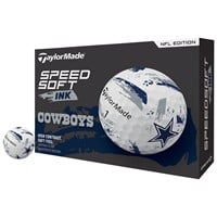 TaylorMade Speed Soft INK NFL Golf Balls, Dallas Cowboys