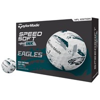 TaylorMade Speed Soft INK NFL Golf Balls, Philadelphia Eagles