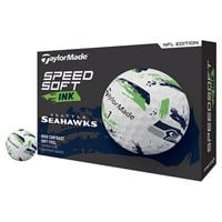 TaylorMade Speed Soft INK NFL Golf Balls, Seattle Seahawks
