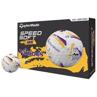 TaylorMade Speed Soft INK NFL Golf Balls, Minnesota Vikings