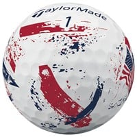 TaylorMade Speed Soft INK USA Golf Balls, White