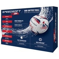 TaylorMade Speed Soft INK USA Golf Balls, White