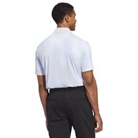 adidas Mens Ult 365 Tour Cool Feel Print Golf Polo, Light Blue