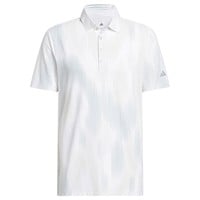 adidas Mens Ult 365 Tour Cool Feel Print Golf Polo, Green