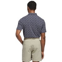 adidas Mens Ult 365 Soft Print Golf Polo, Navy