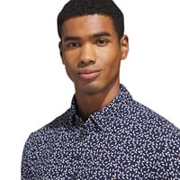 adidas Mens Ult 365 Soft Print Golf Polo, Navy