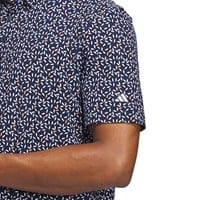 adidas Mens Ult 365 Soft Print Golf Polo, Navy