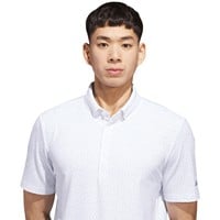 adidas Mens Ult 365 Soft Print Golf Polo, White