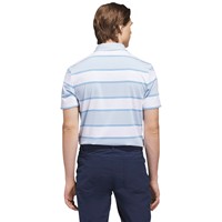 adidas Mens Ult 365 Jumbo Stripe Golf Polo, Light Blue