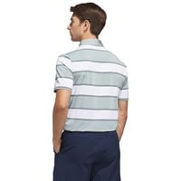 adidas Mens Ult 365 Jumbo Stripe Golf Polo, Light Green
