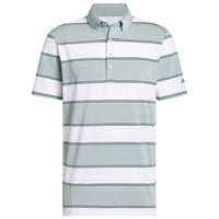 adidas Mens Ult 365 Jumbo Stripe Golf Polo, Light Green