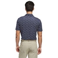 adidas Mens Ult 365 Mesh Print climacool Golf Polo, Navy
