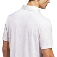 adidas Mens Ult 365 Mesh Print climacool Golf Polo, Orange