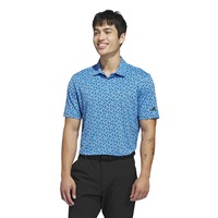 adidas Mens Ult 365 Mesh Print climacool Golf Polo, Royal
